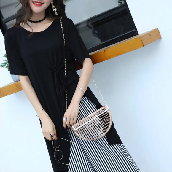 LETODE Women's Elegant Chain Cross-body Bag Metal Hollow Cage Clutch - Picture 5 of 11